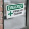 Signmission First Aid Cabinet With Symbol, 5 in W x Rectangle, Vinyl Decal OS-2PACK-EM-D-35-L-10368 - alternate 3